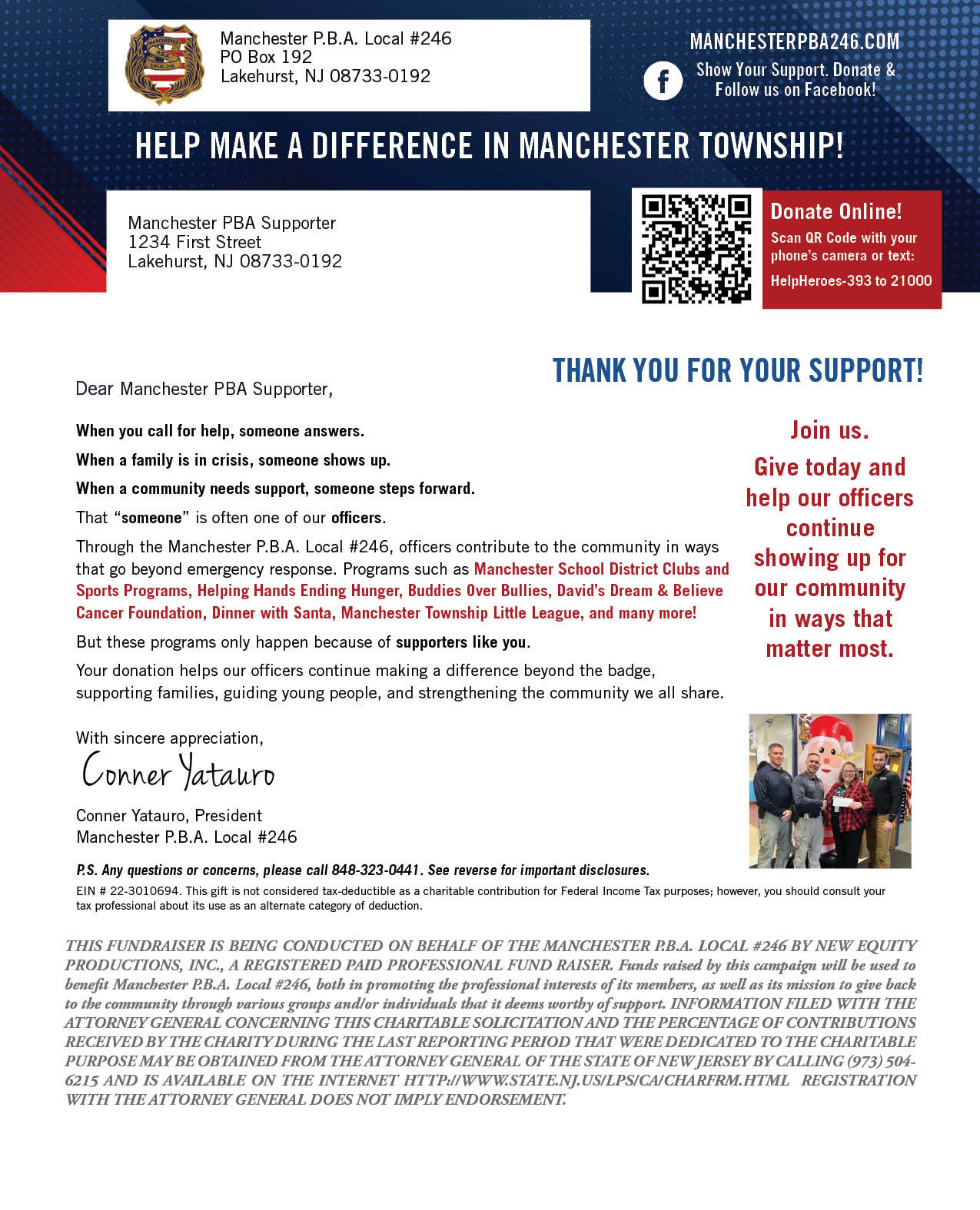 Donation Letter
